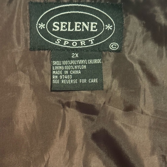 ✨Selene Sport Faux Leather Crocodile Pattern Maxi Dress & Jacket Set Size 2X - Picture 8 of 13